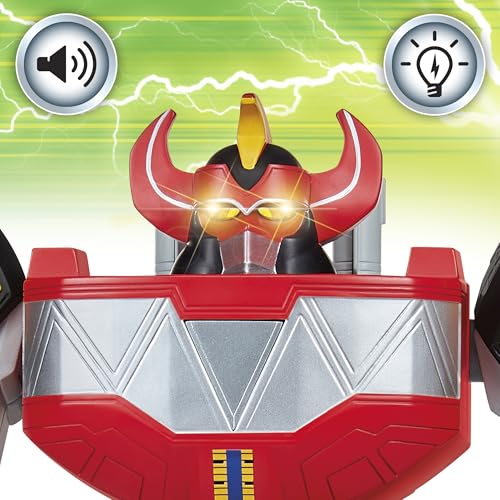 Power Rangers Mighty Morphin Ultimate Megazord Electronic Figure - Light-Up, Sound & Sword, Ages 4+ 6