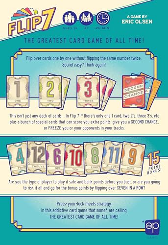 USAopoly Flip 7 Card Game 10
