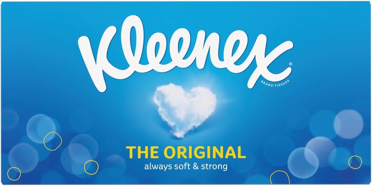 Kleenex - Original Facial Tissues, 3-Ply, 64 Sheets per Box