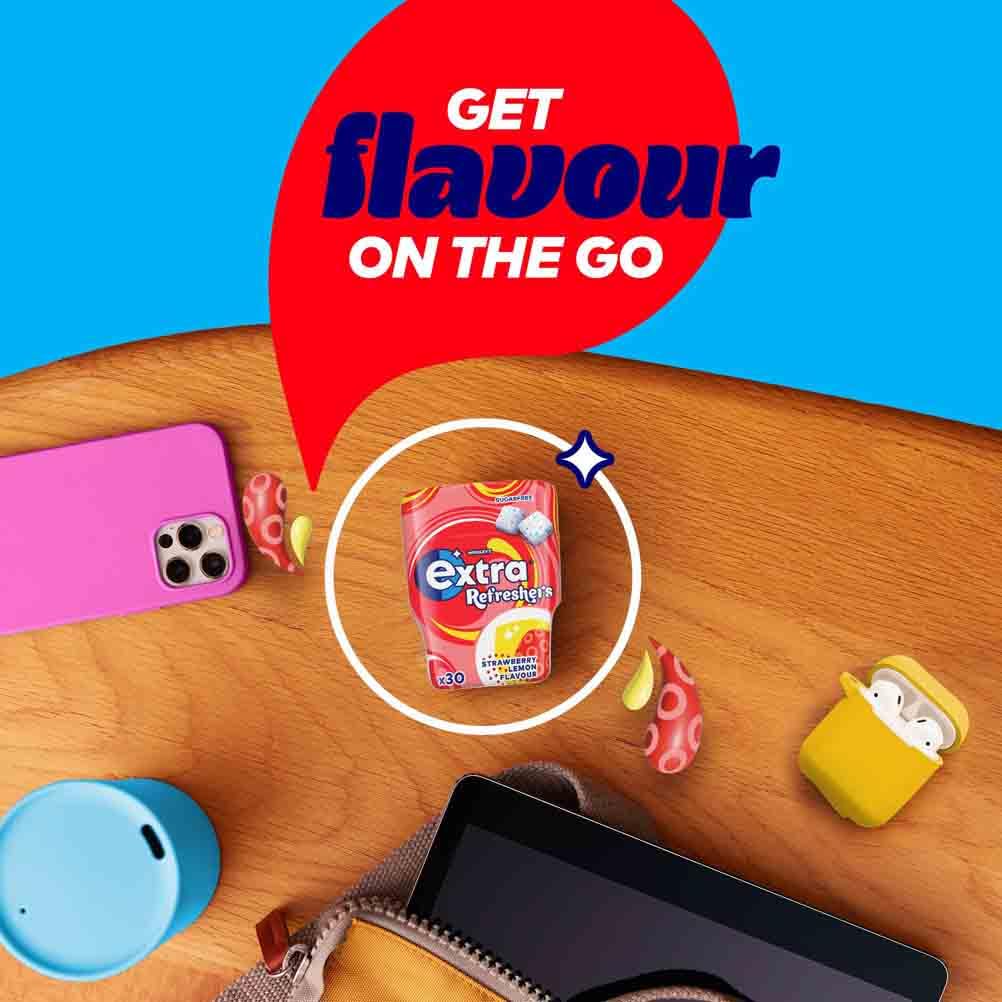 Extra - Strawberry Lemon Sugarfree Chewing Gum (30 Pieces) 4