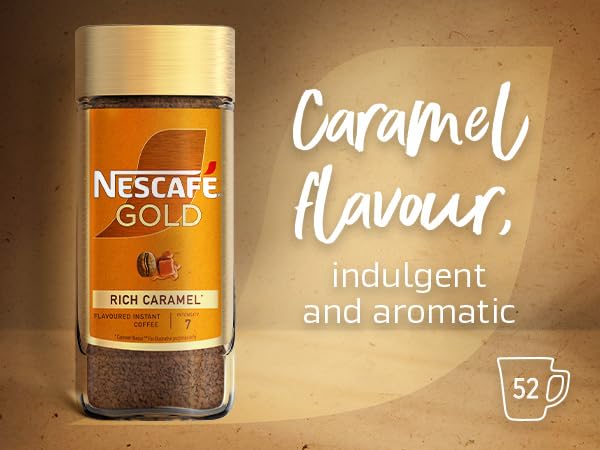 NESCAFÉ Gold Caramel Flavoured Instant Coffee | 95g Jar 4