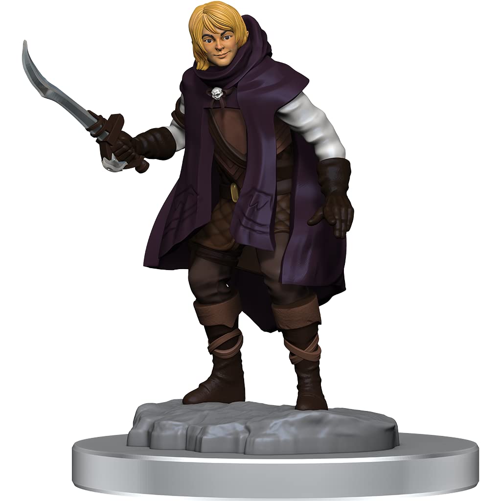 WizKids Elf Rogue & Half-Elf Rogue Unpainted Miniatures Set