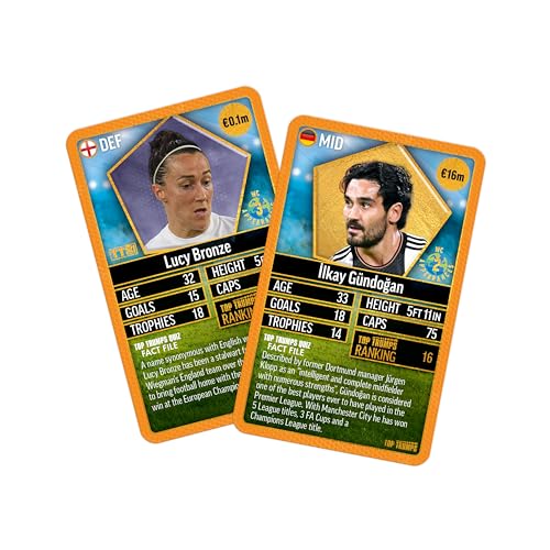 Top Trumps World Football Stars Top 200 Card Game Pack 6 12