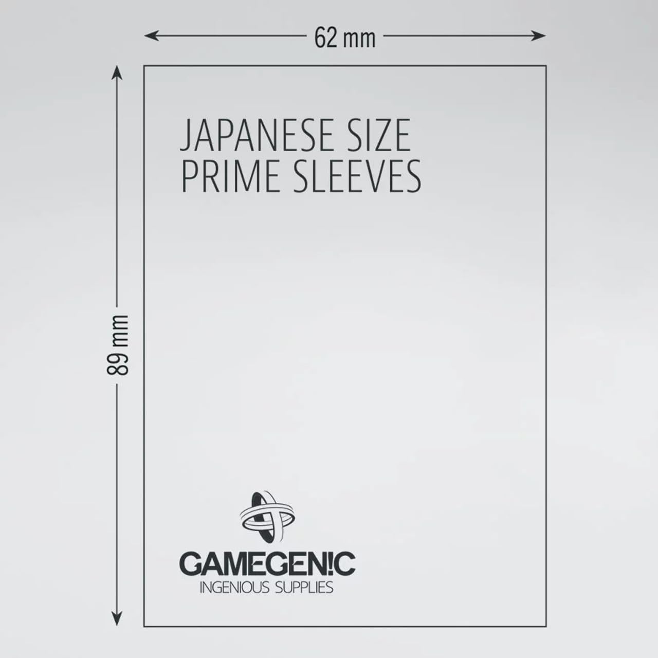 Gamegenic Prime Japanese Sized Sleeves Blue - Multi-Language (Includes Spanish)