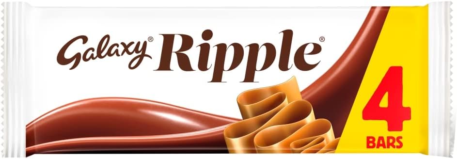 Galaxy Ripple Milk Chocolate Multipack 4 x 30g