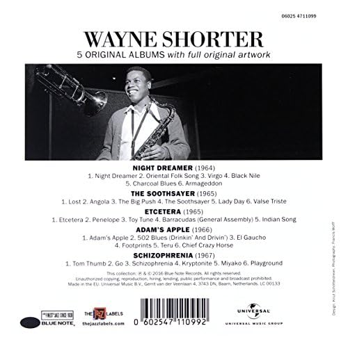 Wayne Shorter - 5 Original Albums [Box set CD]
