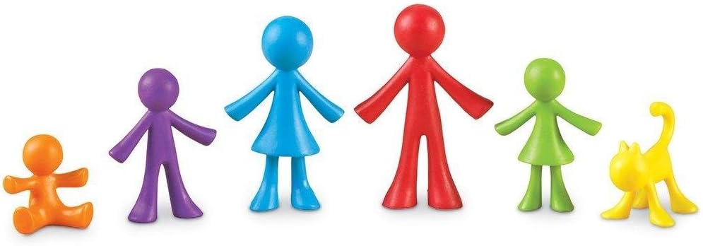 Learning Resources All About Me Family Counters - Educational Math & Role Play Set for Ages 3+