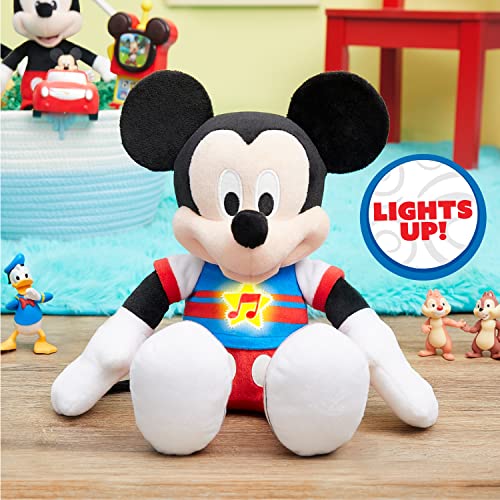 Mickey Mouse Singing Fun Plush - Interactive Light-Up Musical Toy for Kids 3+ 5