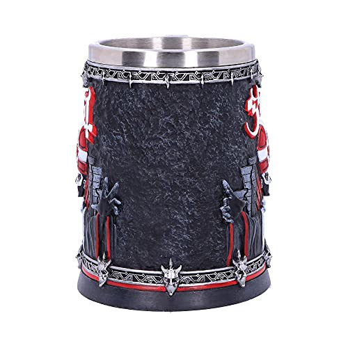 Nemesis Now B4847P9 Lizenzierter Ghost Papa Emeritus III Summons Red Humpen, Harz m. Edelstahl