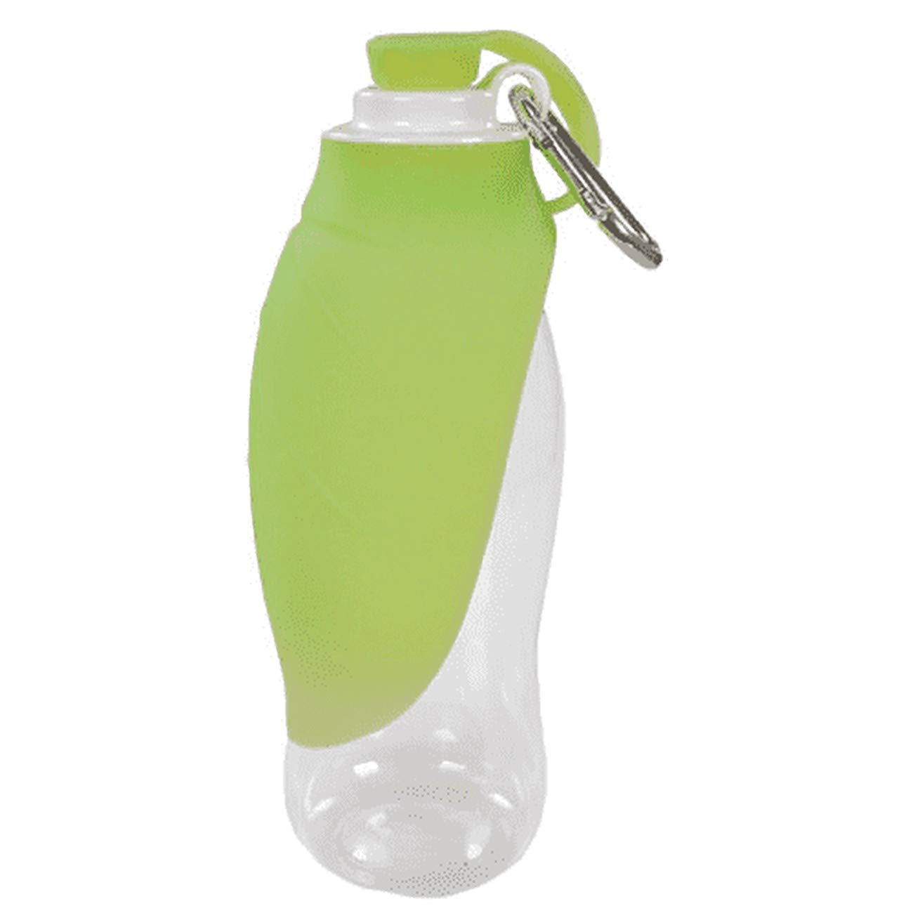 Rosewood Portable Leaf Travel Water Bottle for Large & Medium Dogs | Clear/Green Plastic 5