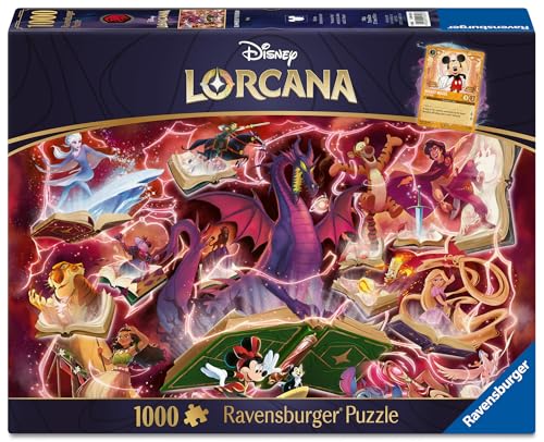 Ravensburger Disney Lorcana Glimmers of the Realm: Ruby 1000-Piece Jigsaw Puzzle 7