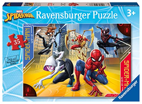 Ravensburger 5686 Marvel Spiderman Toys – 35-teiliges Puzzle für Kinder ab 3 Jahren