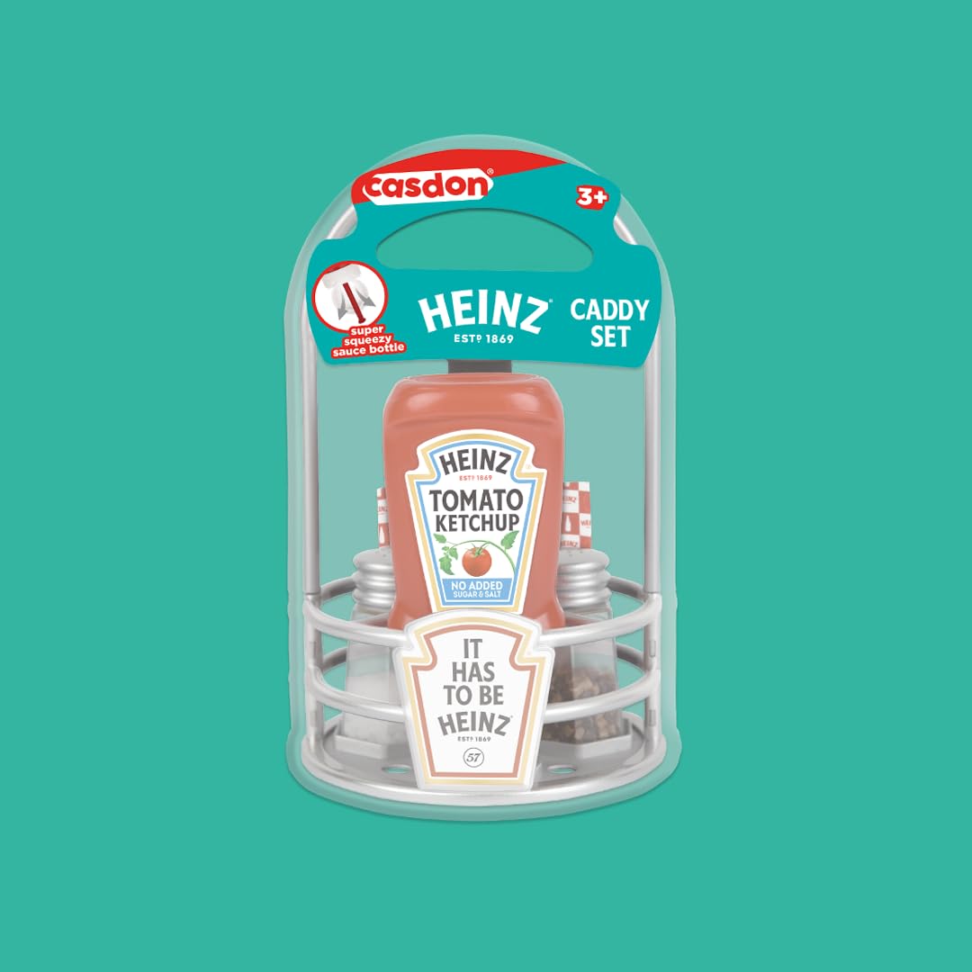 Casdon Heinz Sauce Caddy - 9-Piece Play Kitchen Set for Kids 3+ 3