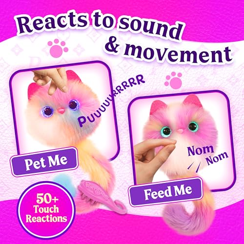 Pomsies Skye Interactive Plush Toy - Light-Up Eyes, Dance & Pet Modes 11
