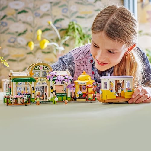 LEGO Friends Plant Café & Flower Shop - Building Set with 4 Mini Dolls and Tram, 1138 Pieces 17