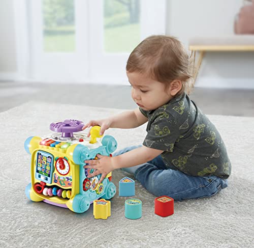VTech Twist & Play Cube - Interactive Baby Toy with Steering Wheel & Learning Activities for 9 Months+ 9
