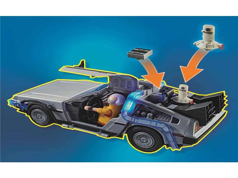 Playmobil Back to the Future Part II Hoverboard Chase - 82-Piece Playset for Ages 5+ 17