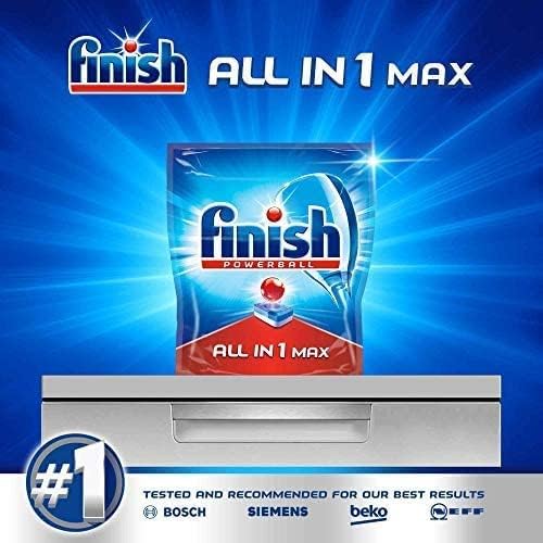 Finish Max All in 1 Powerball Dishwasher Detergent Tablets, 110 Tabs 4