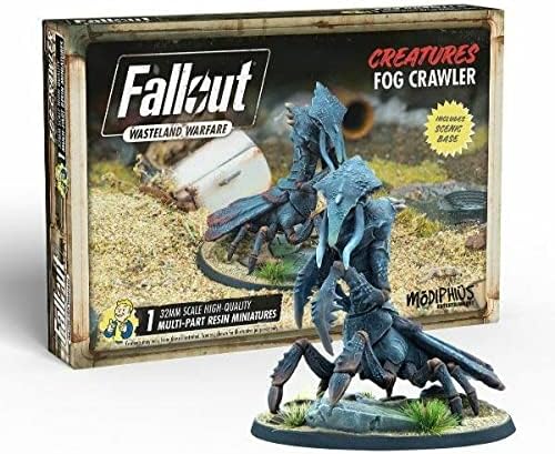 Modiphius Fallout Wasteland Warfare Creatures Fog Crawler Miniature Set (MUH052008)