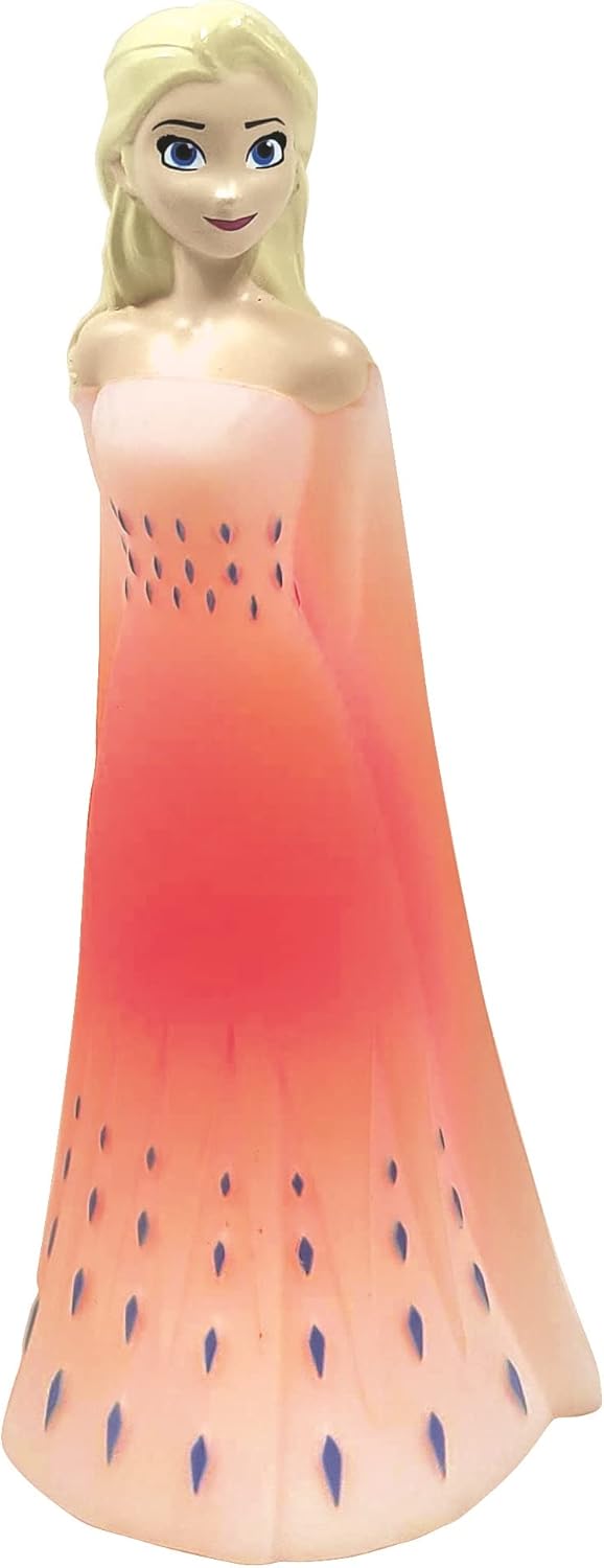 LEXIBOOK NLJ01FZ1 Frozen 2-Color Nightlight for Kids, LED Color-Changing Night Light with Elsa Design 3