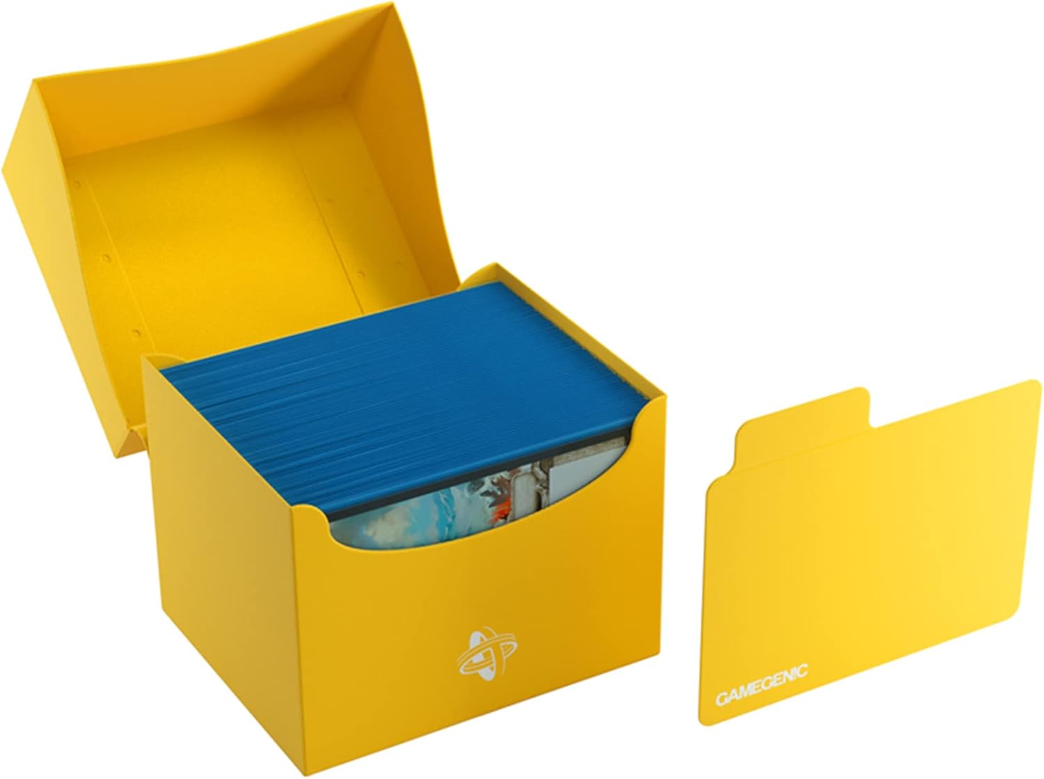 Gamegenic Side Holder 100+ XL Yellow - Holds 100 Double-Sleeved Cards with Cobra Neck Technology 4