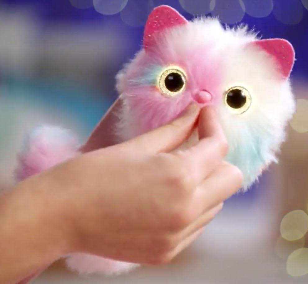 Pomsies Skye Interactive Plush Toy - Light-Up Eyes, Dance & Pet Modes