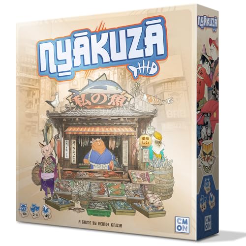 CMON Nyakuza Family Strategy Game – Ages 10+, 2-4 Players, 45-Minute Playtime 4