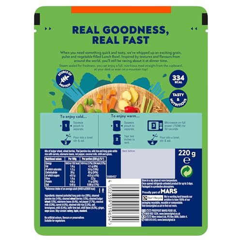 Ben's Original - Salsa Style Lunch Bowl Wholegrain Rice and Pearl Barley Microwave Meal (6x 220g) 7