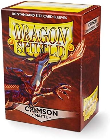 Arcane Tinmen Dragon Shield Matte Crimson 100 Card Sleeves 3