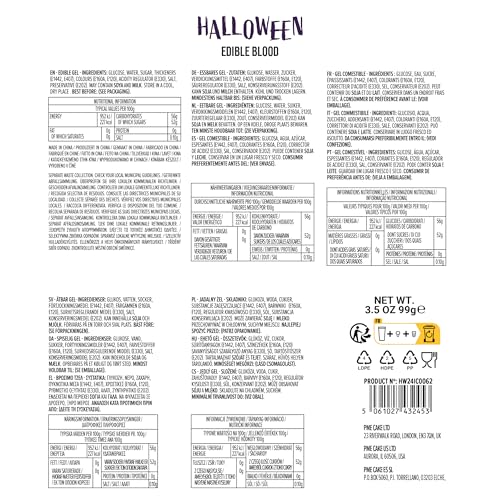 PME - Edible Blood Icing Gel for Halloween Cake Decorating (99g) 5