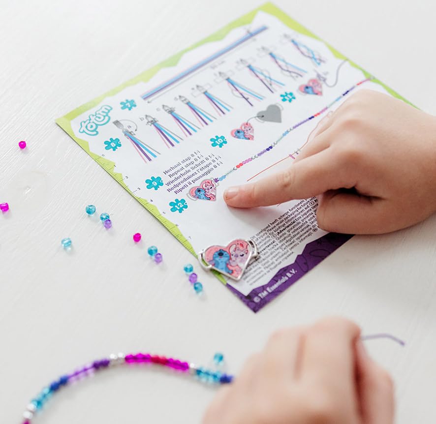 Totum Stitch Charm Bracelet Making Kit - Unisex Kids Jewellery Set | 25 Items | Various Colours 7