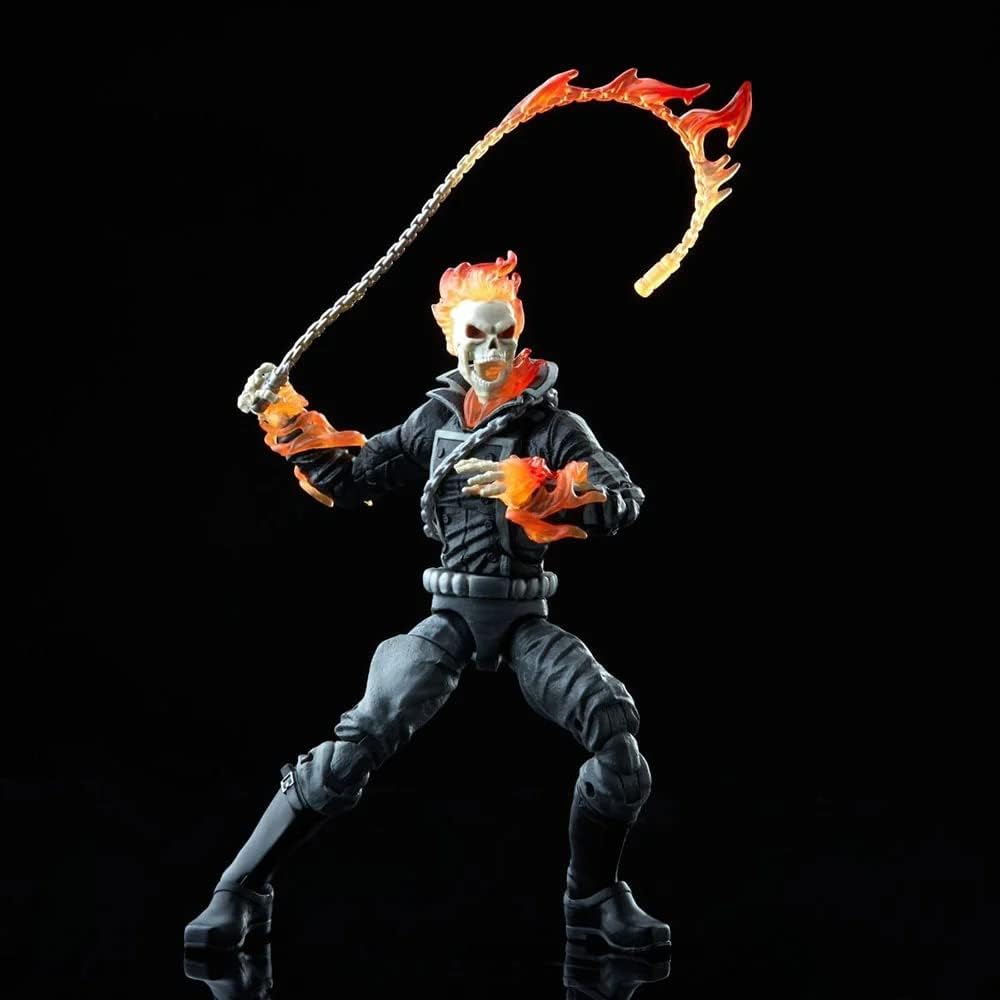 Hasbro Marvel Legends Series 6-inch Ghost Rider Collectible Action Figure with 6 Accessories 4