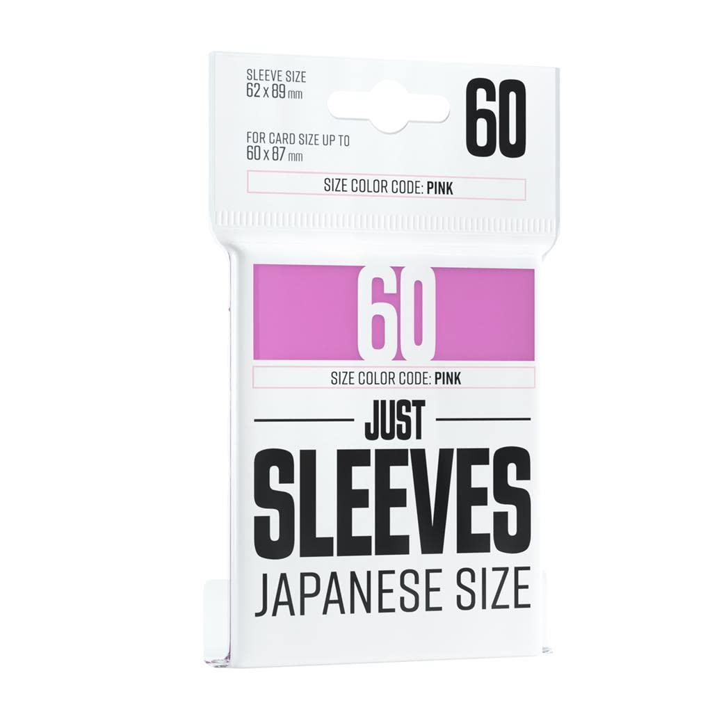 Gamegenic Just Sleeves Japanese Size Pink (60 Sleeves)