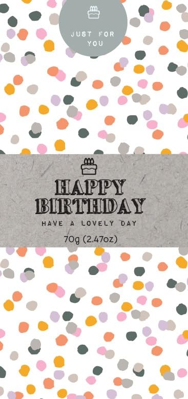 Just For You Happy Birthday Milk Chocolate Bar 70g