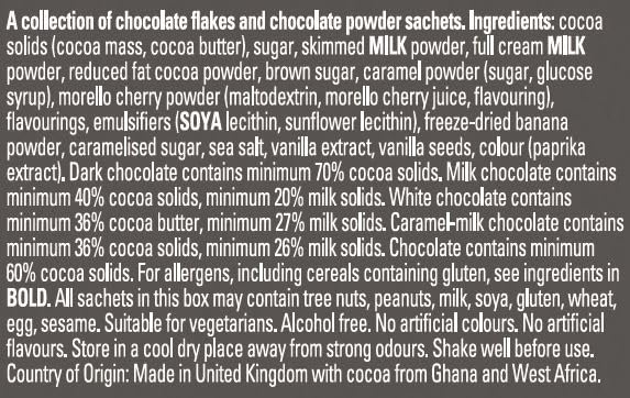 Hotel Chocolat Hot & Cold Drinking Chocolate Selection - 10 Sachets Variety Pack