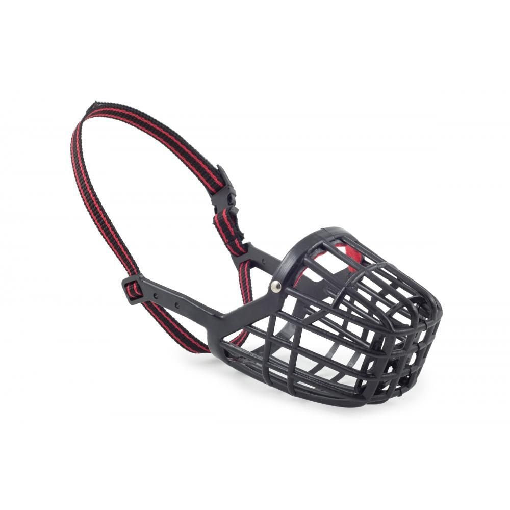 Ancol Plastic Clear Basket Muzzle - Strong Biting Control | Size 7
