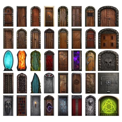 Loke Big Box of Dungeon Doors RPG Accessory for Tabletop Games 4