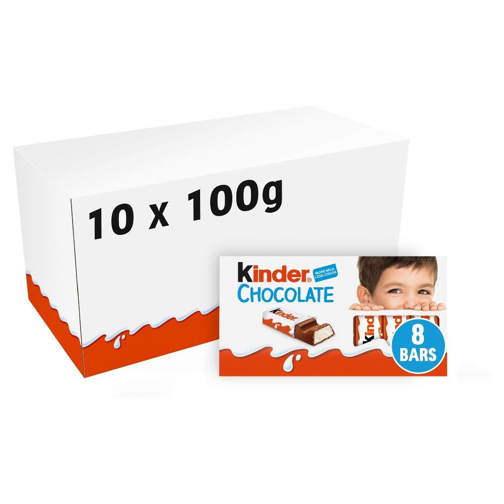 Kinder Chocolate Small Bars - Fine Milk Chocolate Bulk Gift Box