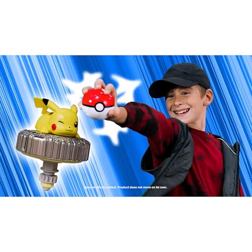 Pokémon Pikachu & Mew Battle Spinner Arena Set with Poké Ball Launchers 9