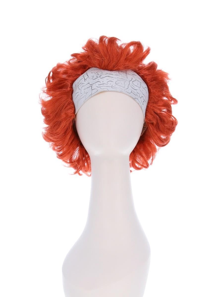 Smiffys IT Chapter Two Pennywise Orange Wig with Latex Bald Head for Adults 9