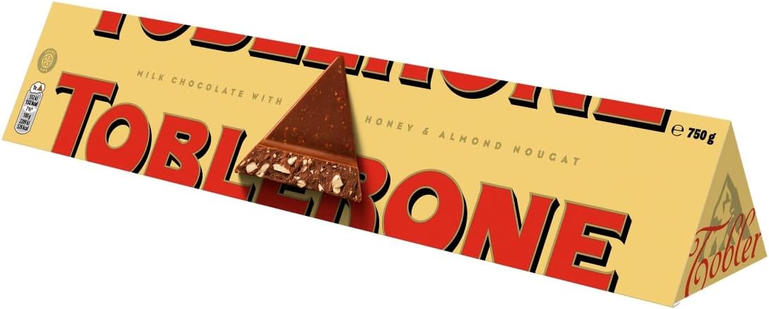 Toblerone Swiss Milk Chocolate Bar with Honey and Almond Nougat 750g 3