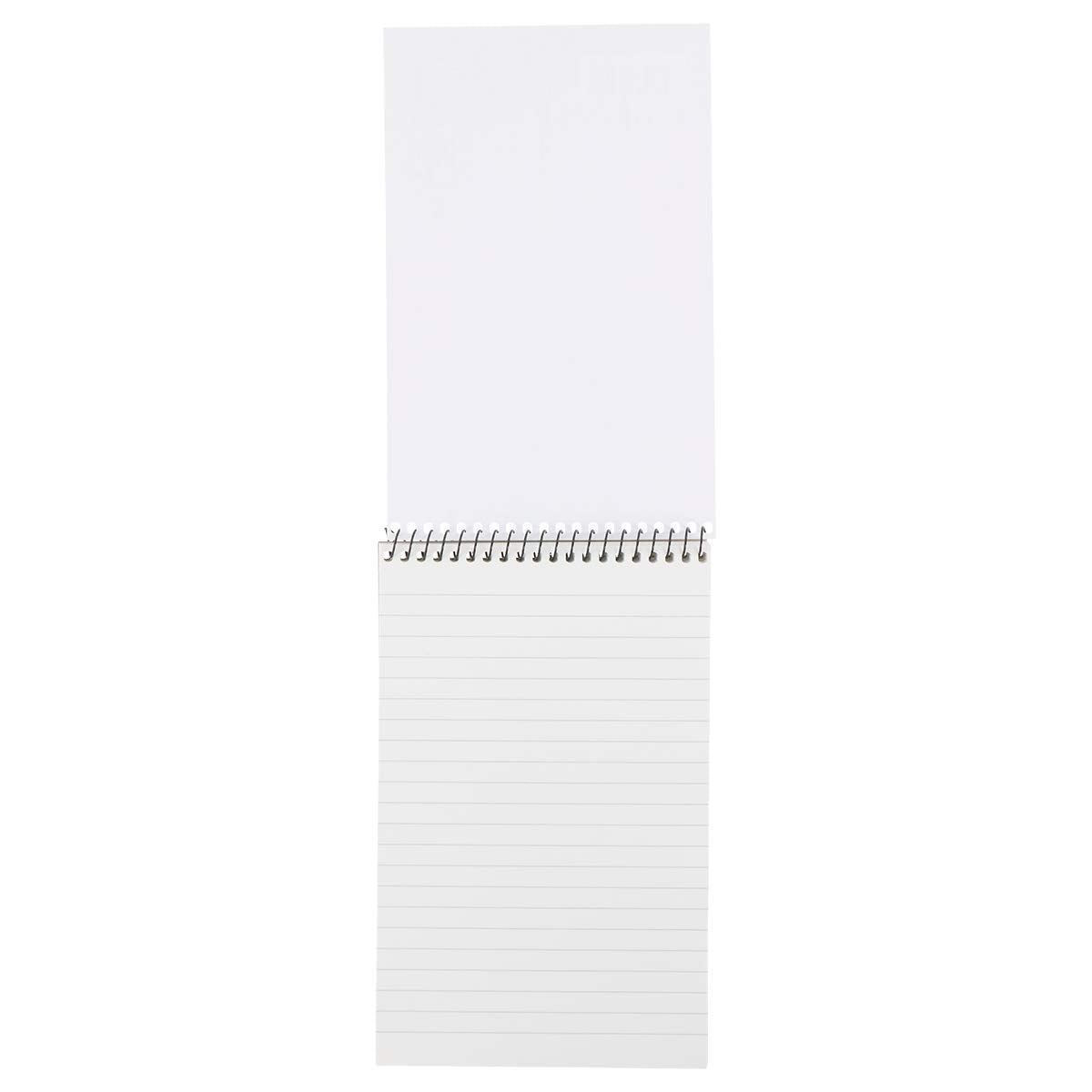 Rhino Shorthand Notebook - 160 Pages, 8mm Lined, Reporter Pad | 8x5 Inches | 1-Pack 3