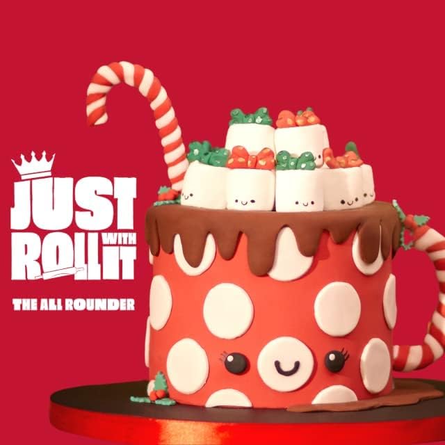 Renshaw - Just Roll With It Fondant Icing Fuschia Pink, 250g