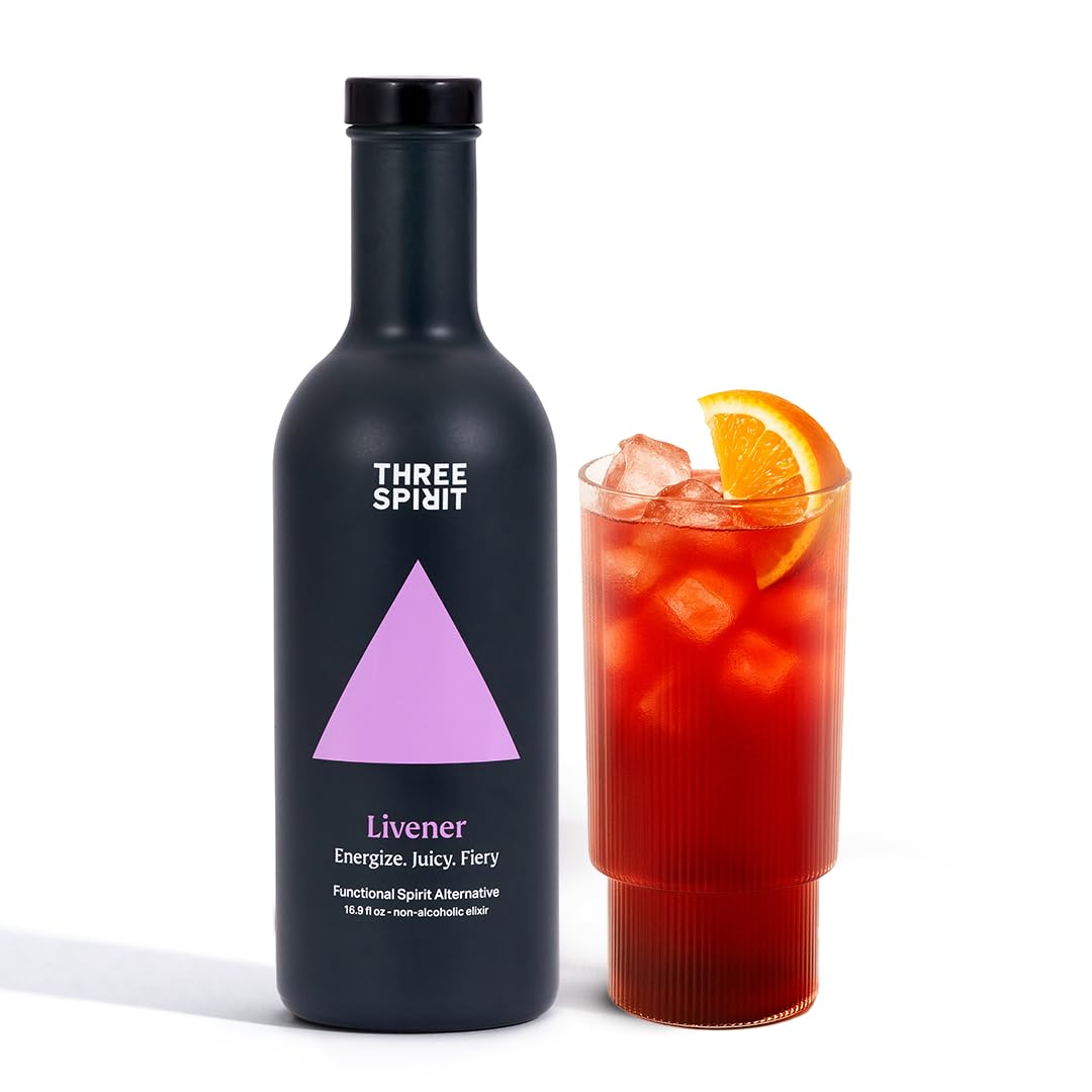 Three Spirit The Livener Non-Alcoholic Alternative Spirit - Energising & Euphoric | 50cl