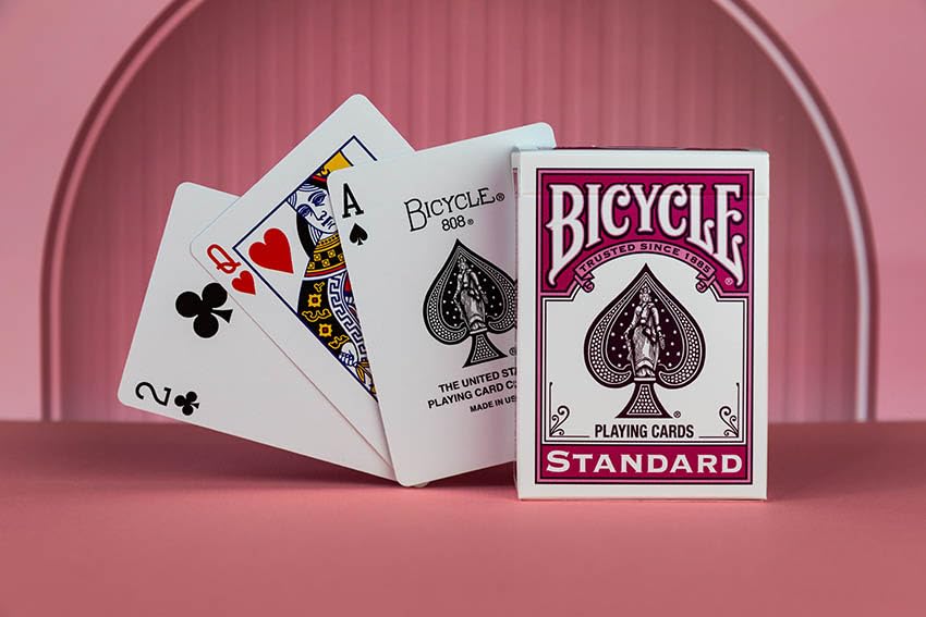 Bicycle Color Series Berry Playing Cards - Air Cushion Finish | 1 Deck | Yellow 3