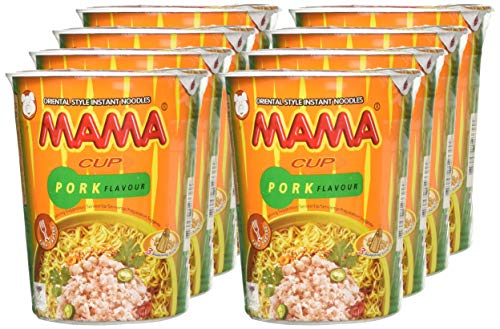 Mama Instant Cup Noodle with Pork Flavor 70 g - Pack of 12 TMAMACUPP 6