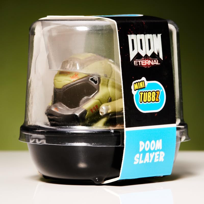 TUBBZ DOOM Slayer Cosplaying Rubber Duck Vinyl Figure - 2 Inch Collectible