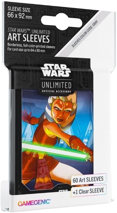 Gamegenic Star Wars Unlimited Ahsoka Tano Art Sleeves for TCG