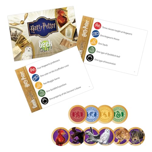 USAopoly Geek Out: Harry Potter Card Game 3