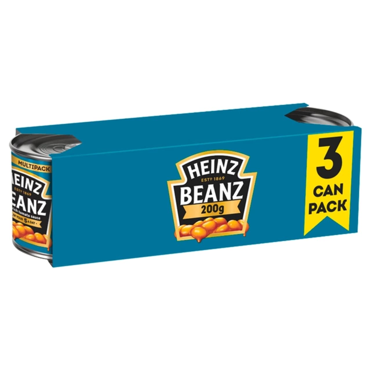 Heinz Baked Beans in Tomato Sauce - 3 x 200g